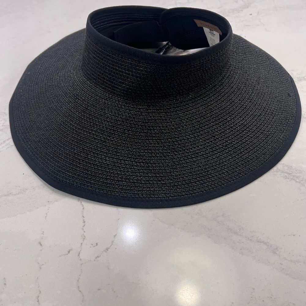 Wide brim Black Women's Sun Visor